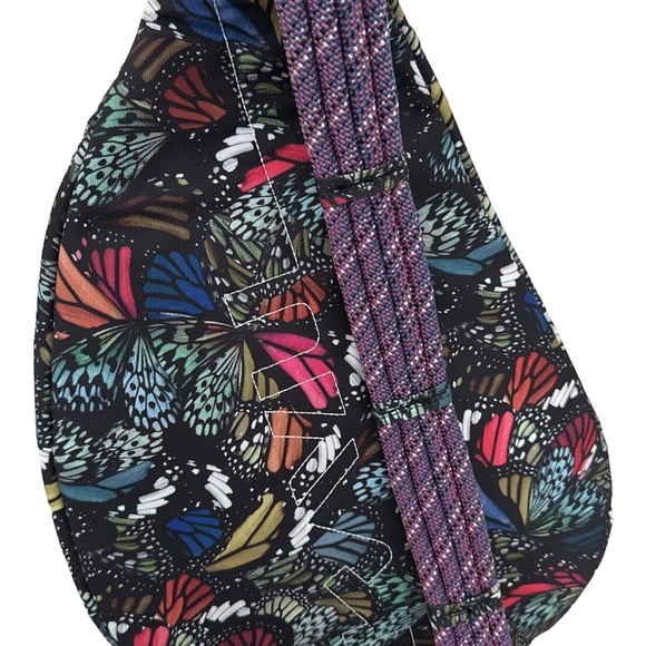 Polyester butterfly rope bag -well used - Picture 9 of 9